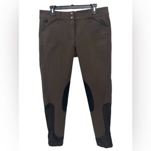 Piper by SmartPak | Women’s Piper Evolution Knee Patch Breeches | Brown | 30R |